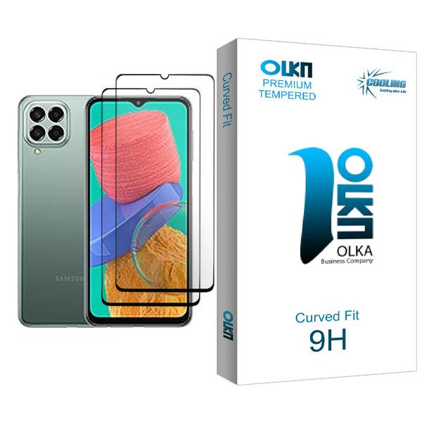 محافظ صفحه نمایش سرامیکی کولینگ مدل Olka Glass2 مناسب برای گوشی موبایل سامسونگ Galaxy M33 بسته دو عددی