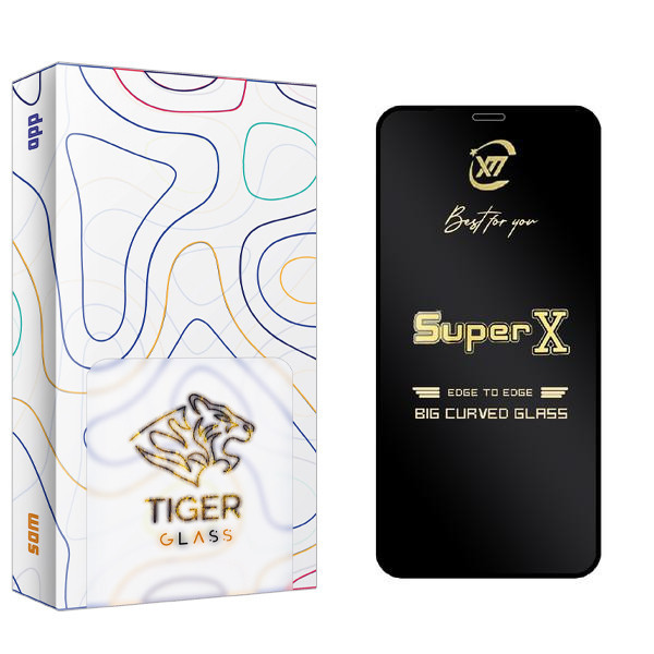 محافظ صفحه نمایش تایگر گلس مدل SAM2 SuperX مناسب برای گوشی موبایل اپل iPhone XS Max
