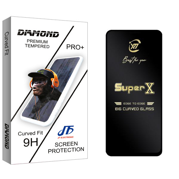 محافظ صفحه نمایش جی اف مدل Diamond SuperX مناسب برای گوشی موبایل سامسونگ Galaxy F62