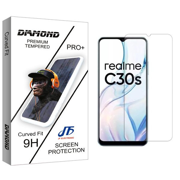 محافظ صفحه نمایش جی اف مدل Diamond مناسب برای گوشی موبایل ریلمی C30s