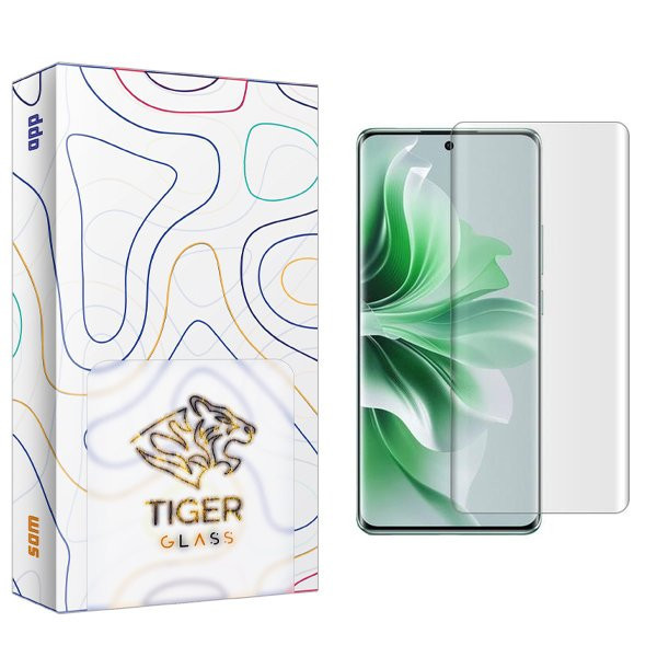 محافظ صفحه نمایش تایگر گلس مدل APL2 UV مناسب برای گوشی موبایل اوپو Reno 11 Pro