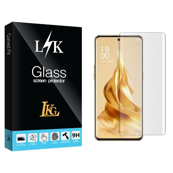 محافظ صفحه نمایش ال کا جی مدل LKK UV مناسب برای گوشی موبایل اوپو Reno 9 Pro Plus