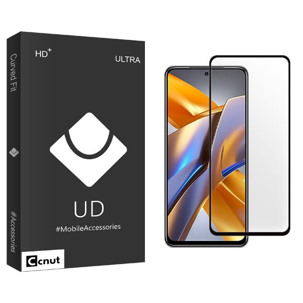 محافظ صفحه نمایش شیشه ای کوکونات مدل UDB مناسب برای گوشی موبایل شیائومی Poco M5s