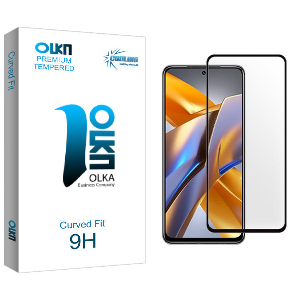 محافظ صفحه نمایش شیشه ای کولینگ مدل Olka مناسب برای گوشی موبایل شیائومی Poco M5s
