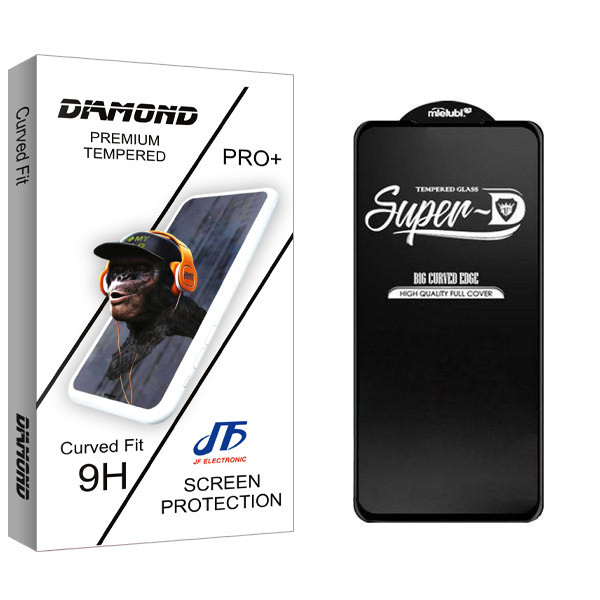 محافظ صفحه نمایش جی اف مدل Diamond SuperD مناسب برای گوشی موبایل شیائومی Poco X3 / X2 / M2 Pro