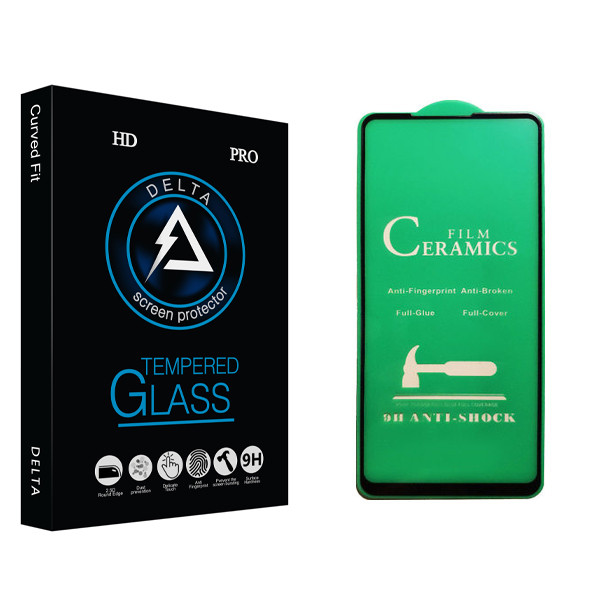 محافظ صفحه نمایش سرامیکی دلتا مدل Fit مناسب برای گوشی موبایل سامسونگ Galaxy A21