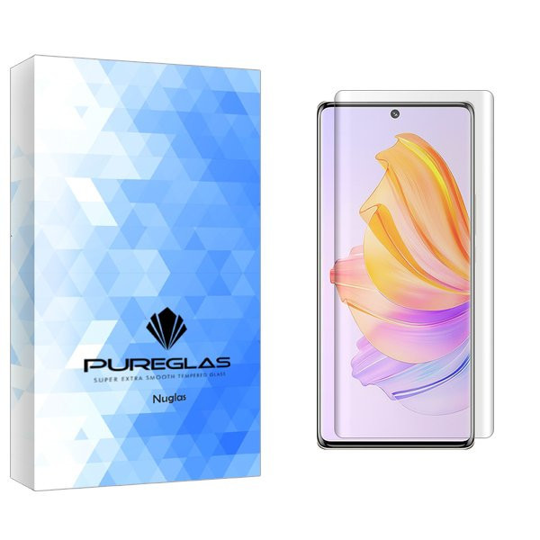 محافظ صفحه نمایش پیور گلس مدل NueGlas UV مناسب برای گوشی موبایل آنر 80