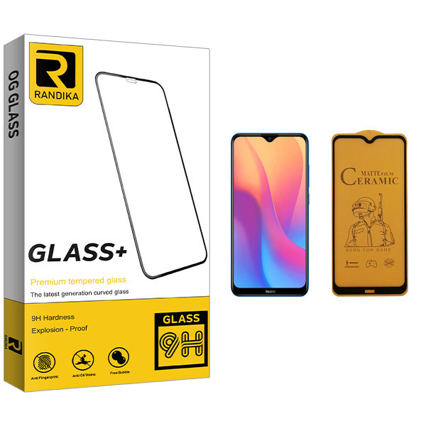 برای محافظ صفحه نمایش سرامیکی راندیکا مدل GLD مناسب گوشی موبایل شیائومی Redmi 8