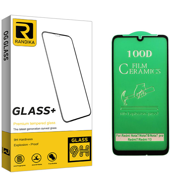 محافظ صفحه نمایش سرامیکی راندیکا مدل GLD مناسب برای گوشی موبایل شیائومی Redmi Note 7