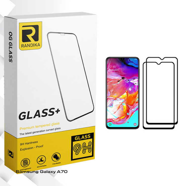 محافظ صفحه نمایش راندیکا مدل GLD مناسب برای گوشی موبایل سامسونگ Galaxy A70 بسته دو عددی