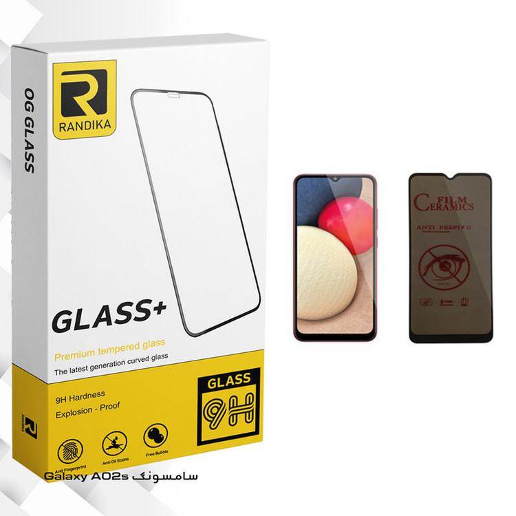 محافظ صفحه نمایش حریم شخصی راندیکا مدل GLD مناسب برای گوشی موبایل سامسونگ Galaxy A02s