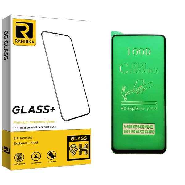 محافظ صفحه نمایش سرامیکی راندیکا مدل GLD مناسب برای گوشی موبایل شیائومی Redmi Note 9