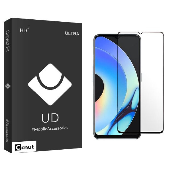 محافظ صفحه نمایش شیشه ای کوکونات مدل UDB مناسب برای گوشی موبایل ریلمی 10s