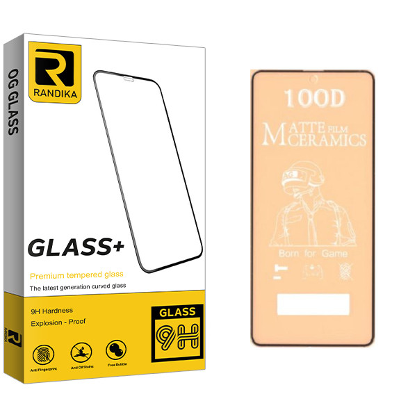محافظ صفحه نمایش مات راندیکا مدل GLD مناسب برای گوشی موبایل اپل IPHONE 11pro