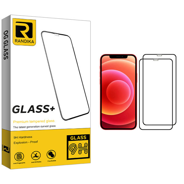 محافظ صفحه نمایش راندیکا مدل GLD مناسب برای گوشی موبایل اپل iPhone 12 Pro بسته 2 عددی