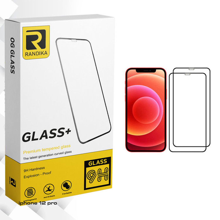 محافظ صفحه نمایش راندیکا مدل GLD مناسب برای گوشی موبایل اپل iPhone 12 Pro بسته 2 عددی