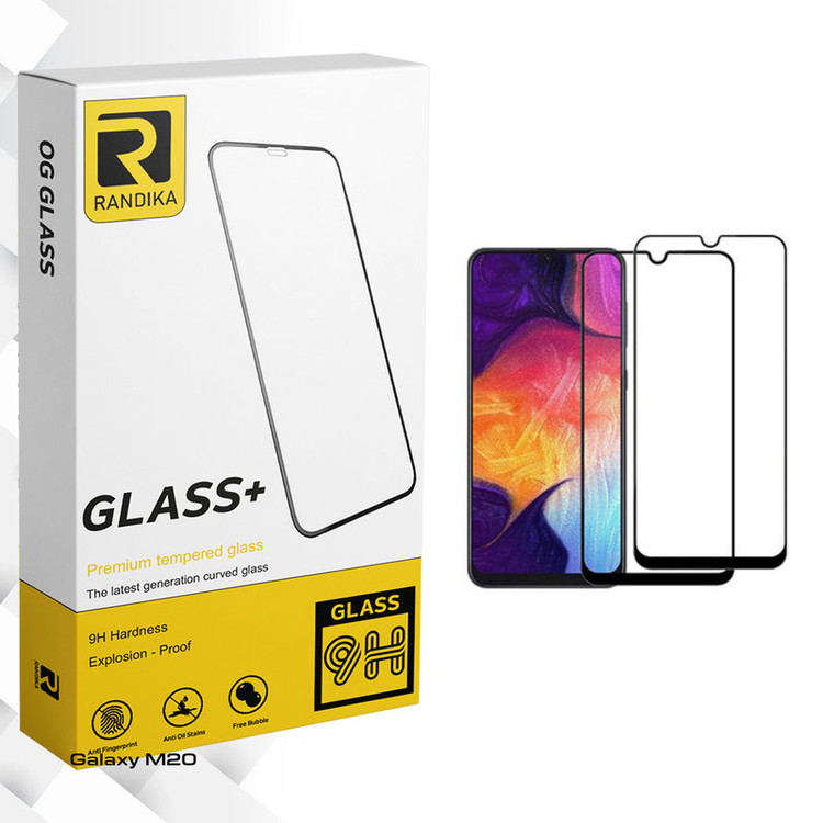 محافظ صفحه نمایش راندیکا مدل GLD مناسب برای گوشی موبایل سامسونگ Galaxy M20 بسته دو عددی