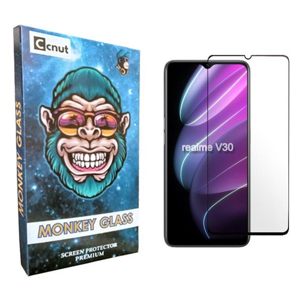 محافظ صفحه نمایش شیشه ای کوکونات مدل mnk مناسب برای گوشی موبایل ریلمی V30