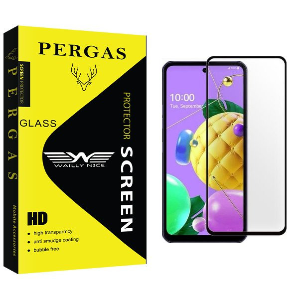 محافظ صفحه نمایش شیشه ای وایلی نایس مدل Pergas مناسب برای گوشی موبایل ال جی Q52