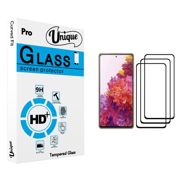 محافظ صفحه نمایش یونیک مدل +Clear مناسب برای گوشی موبایل سامسونگ Galaxy S20 FE بسته سه عددی