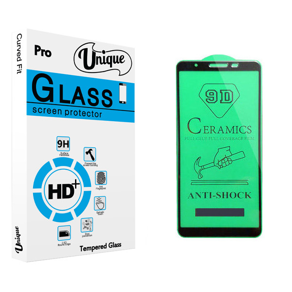 محافظ صفحه نمایش سرامیکی یونیک مدل +Clear مناسب برای گوشی موبایل سامسونگ Galaxy A3 Core