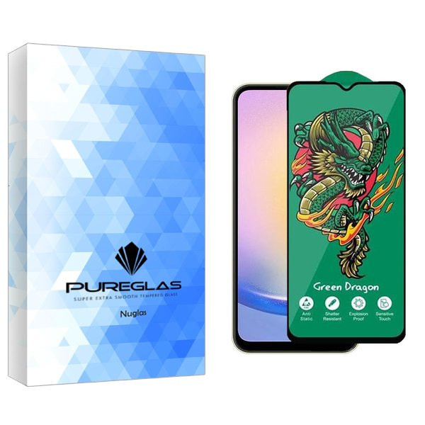 محافظ صفحه نمایش پیور گلس مدل NueGlas Green_Dragon مناسب برای گوشی موبایل سامسونگ Galaxy A25