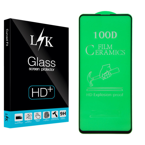 محافظ صفحه نمایش سرامیکی ال کی مدل Hard glass مناسب برای گوشی موبایل سامسونگ Galaxy A21s