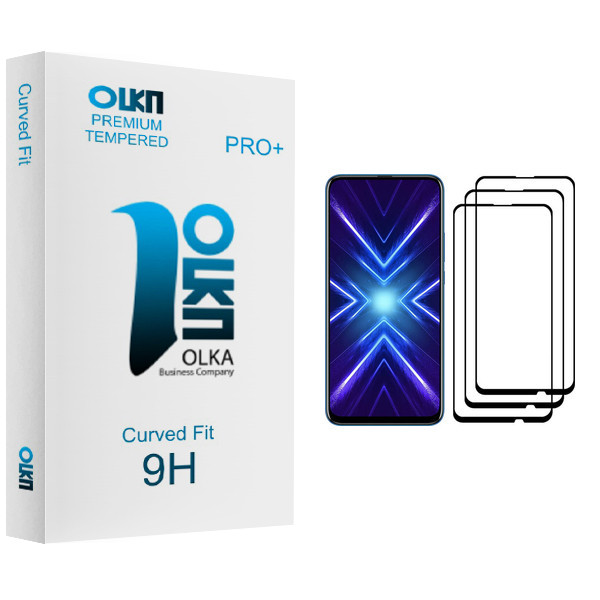 محافظ صفحه نمایش الکا مدل Premium glass مناسب برای گوشی موبایل آنر 9X بسته سه عددی