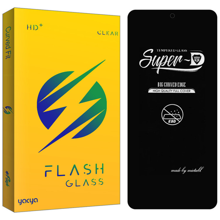 محافظ صفحه نمایش یاکیا مدل Flash SuperD مناسب برای گوشی موبایل شیائومی Poco F3 / Poco F4 / Poco F4 GT / Poco X4 Pro 5G
