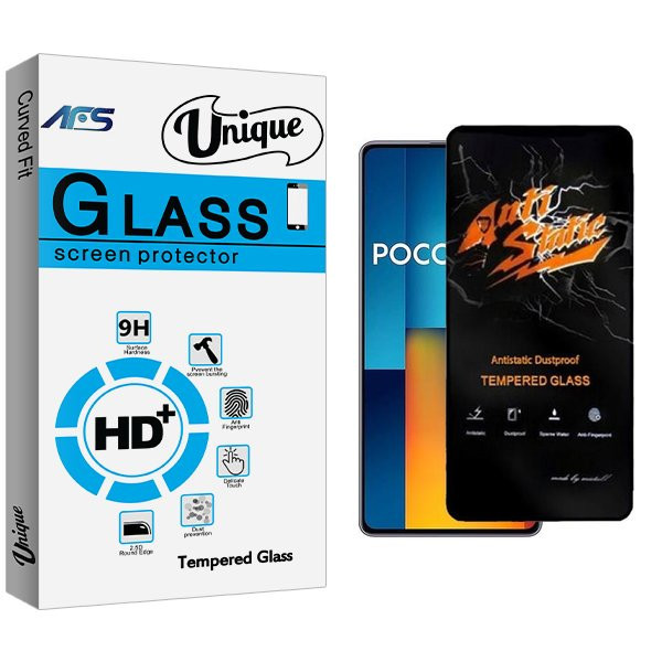 محافظ صفحه نمایش ای اف اس مدل Unique Antistatic مناسب برای گوشی موبایل شیائومی Poco M6 Pro 5G
