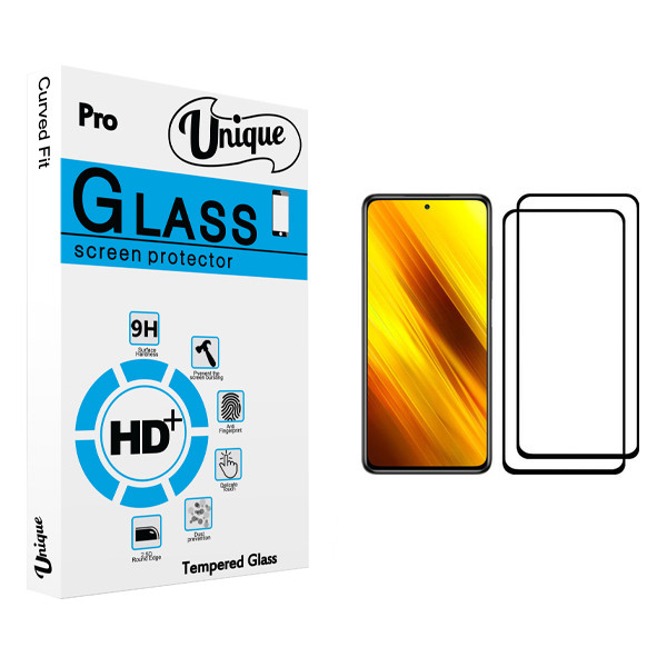 محافظ صفحه نمایش یونیک مدل ULTRA مناسب برای گوشی موبایل شیائومی Poco X3 NFC بسته دو عددی
