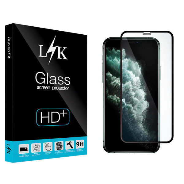 محافظ صفحه نمایش ال کی مدل Hard glass مناسب برای گوشی موبایل اپل iPhone 11 promax