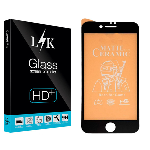 محافظ صفحه نمایش مات ال کی مدل Hard glass مناسب برای گوشی موبایل اپل Iphone 7/ 8