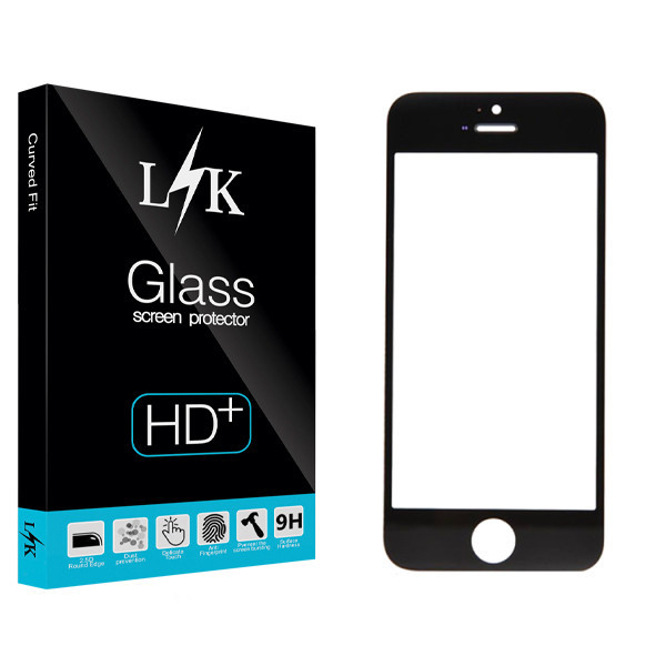 محافظ صفحه نمایش سرامیکی ال کی مدل Hard glass مناسب برای گوشی موبایل اپل Iphone 5s