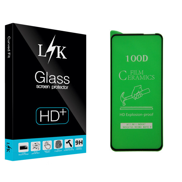محافظ صفحه نمایش ال کی مدل Hard glass مناسب برای گوشی موبایل شیائومی Redmi Note 9