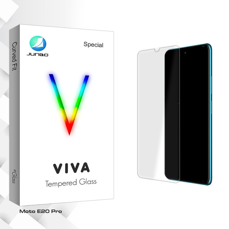 محافظ صفحه نمایش شیشه ای جانبو مدل Viva Glass MIX مناسب برای گوشی موبایل موتورولا Moto E20 Pro