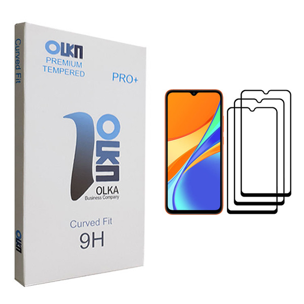 محافظ صفحه نمایش الکا مدل +PRO مناسب برای گوشی موبایل شیائومی Redmi 9C بسته سه عددی