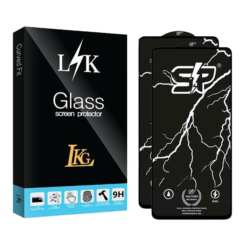 محافظ صفحه نمایش ال کا جی مدل SP مناسب برای گوشی موبایل اپل iPhone X / XS بسته 2 عددی
