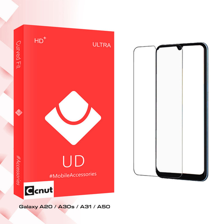 محافظ صفحه نمایش شیشه ای کوکونات مدل UD Ultra مناسب برای گوشی موبایل سامسونگ Galaxy A20 / A30s / A31 / A50
