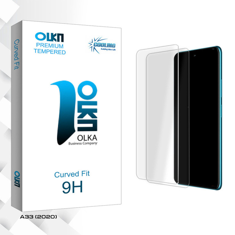 محافظ صفحه نمایش شیشه ای کولینگ مدل Olka Glass MIX3 مناسب برای گوشی موبایل اوپو A33 (2020) بسته دو عددی