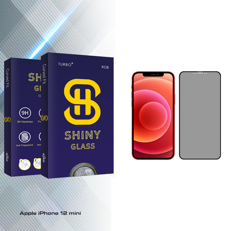 محافظ صفحه نمایش حریم شخصی آتوچبو مدل Shiny Glass مناسب برای گوشی موبایل اپل iPhone 12 mini