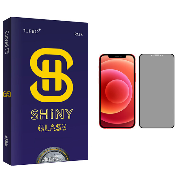 محافظ صفحه نمایش حریم شخصی آتوچبو مدل Shiny Glass مناسب برای گوشی موبایل اپل iPhone 12 mini