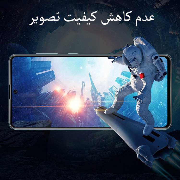محافظ صفحه نمایش سرامیکی دلتا مدل HD مناسب برای گوشی موبایل سامسونگ Galaxy M20