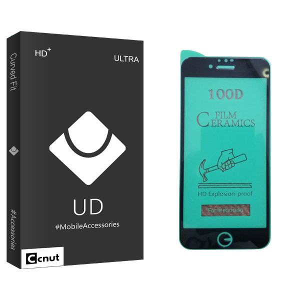 محافظ صفحه نمایش سرامیکی کوکونات مدل UD Black مناسب برای گوشی موبایل اپل iPhone 6