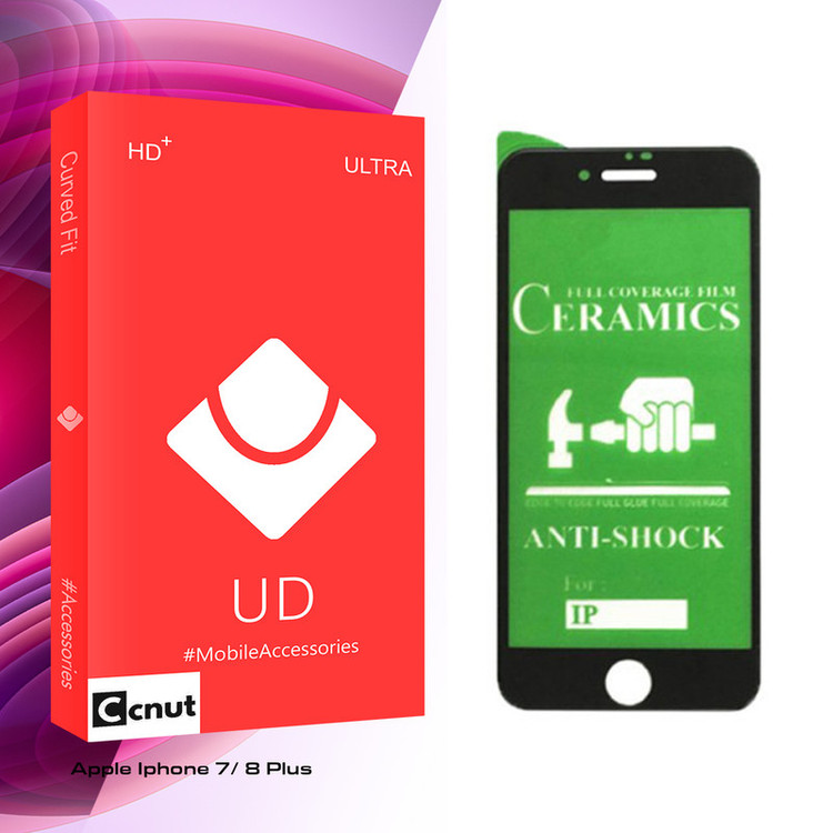 محافظ صفحه نمایش سرامیکی کوکونات مدل UD Glass مناسب برای گوشی موبایل اپل Iphone 7 /8 Plus