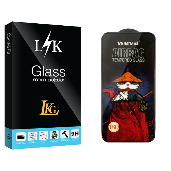 محافظ صفحه نمایش ال کا جی مدل LK Glass_Airbag مناسب برای گوشی موبایل شیائومی Poco x3