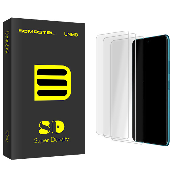 محافظ صفحه نمایش شیشه ای سوماستل مدل SD Glass MIX3 مناسب برای گوشی موبایل ریلمی 6Pro بسته سه عددی