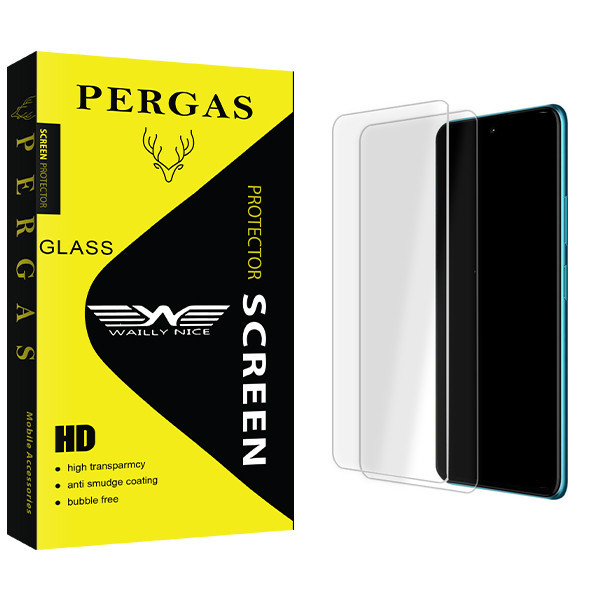 محافظ صفحه نمایش شیشه ای وایلی نایس مدل Pergas Glass مناسب برای گوشی موبایل ریلمی 8 5G بسته دو عددی