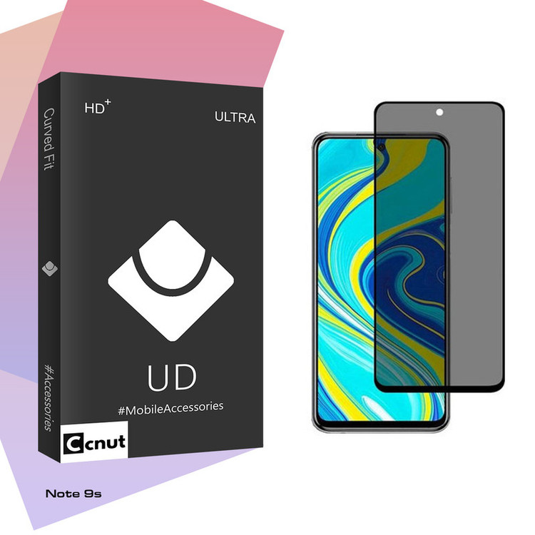 محافظ صفحه نمایش حریم شخصی کوکونات مدل UD Black مناسب برای گوشی موبایل شیائومی Note 9s