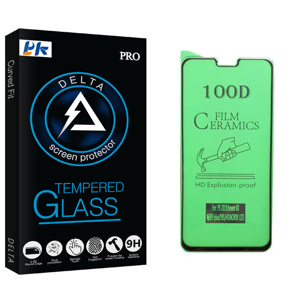 محافظ صفحه نمایش سرامیکی پی کی مدل Delta Glass مناسب برای گوشی موبایل هوآوی Y9 2019